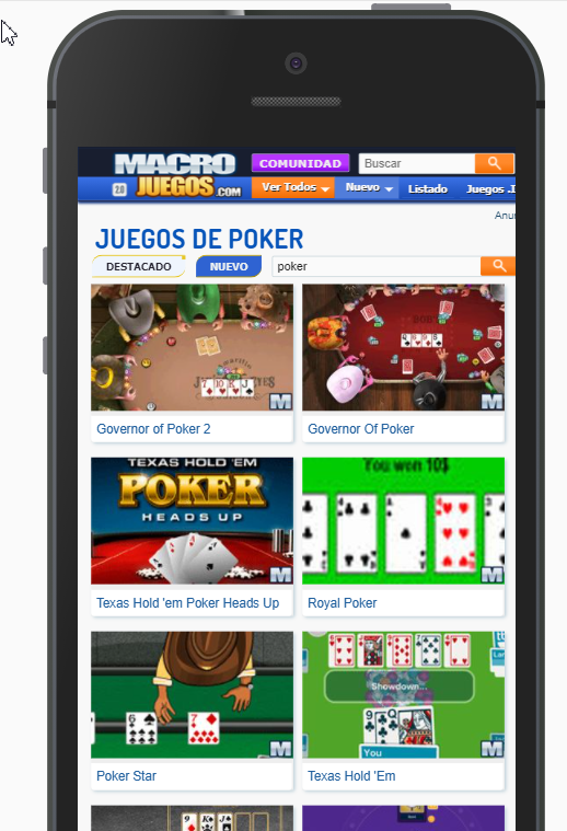 Descubre la gran variedad de juego de poker para tu móvil que existen