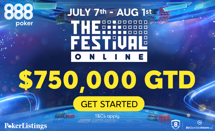 Te presentamos The Festival poker Online patrocinado por 888poker