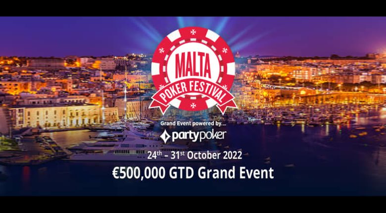 Gana un paquete VIP de 2.000 euros para el Malta Poker Festival en partypoker