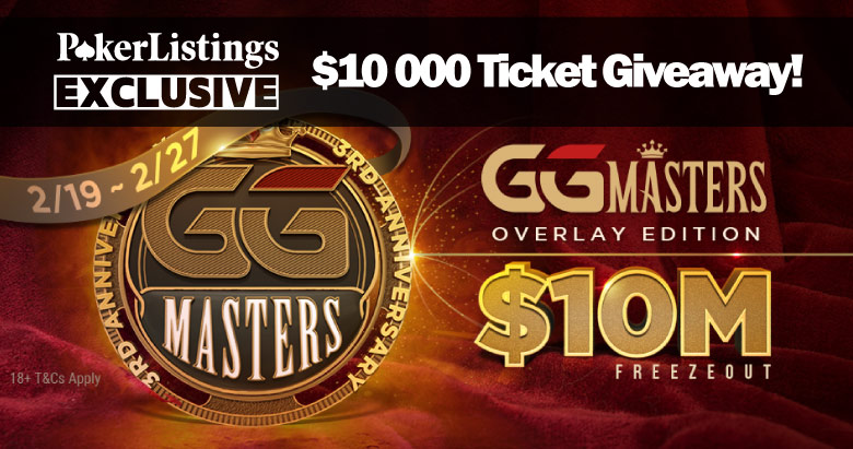 ¡Regalo exclusivo de GGPoker y PokerListings! ¡10.000 $ en asientos cedidos a los lectores!