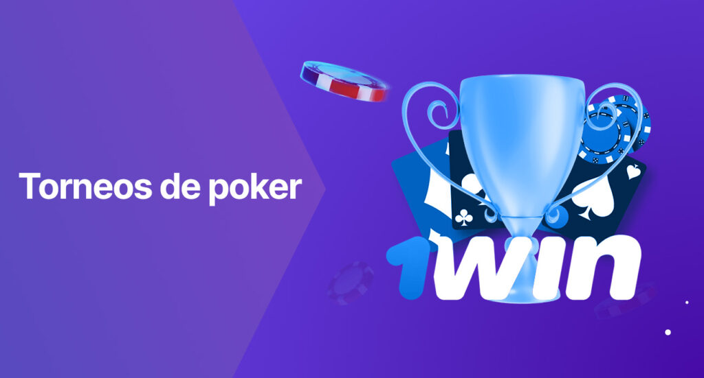 1Win celebra torneos de póquer cada hora