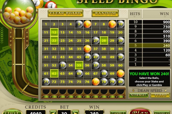 Bingo Instantáneo o Rápido