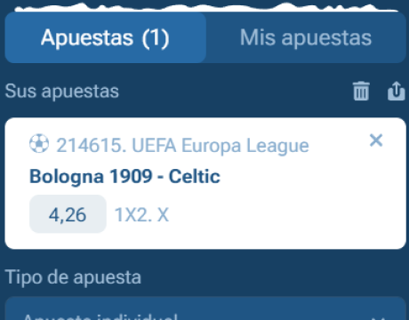 Si añadiste varias selecciones