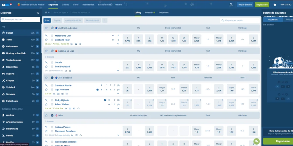 1xbet deportes