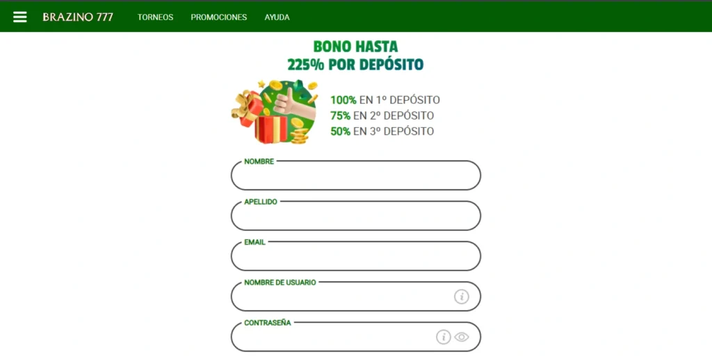 Brazino777 registro