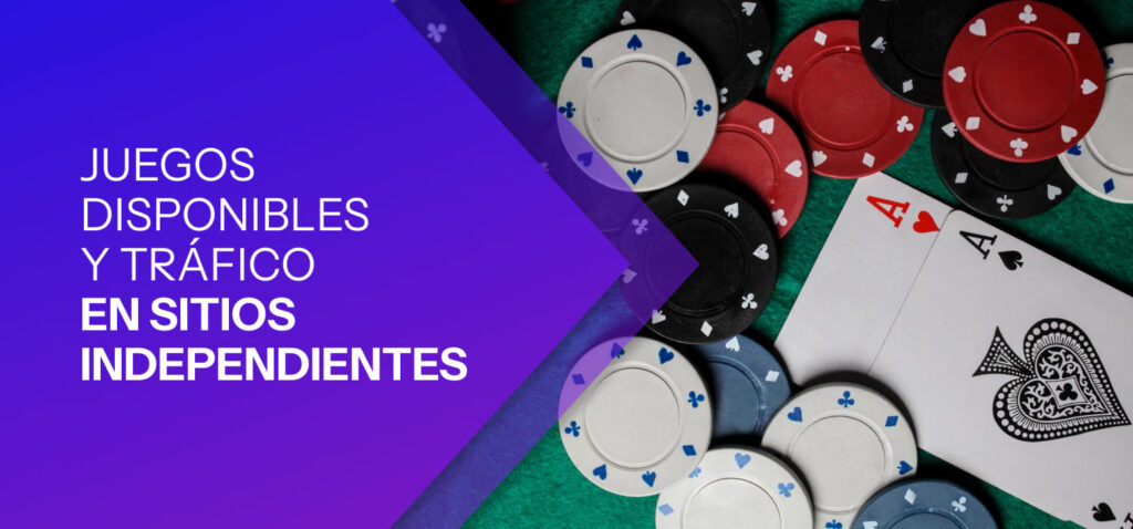Juegos Disponibles y Tráfico en Sitios Independientes