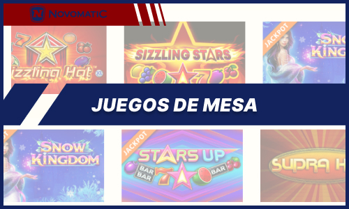 Juegos de Mesa Novomatic