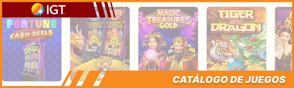 Catálogo de Juegos IGT para Casinos Online