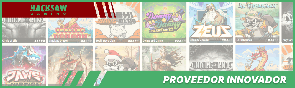 Hacksaw Gaming: Proveedor Innovador de Slots y Juegos de Casino