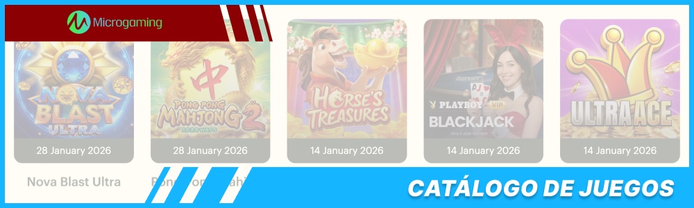 Catálogo de juegos de Microgaming