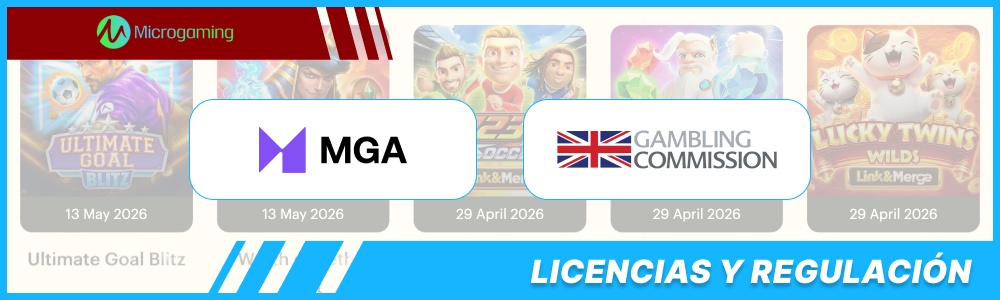 Licencias y seguridad de Microgaming