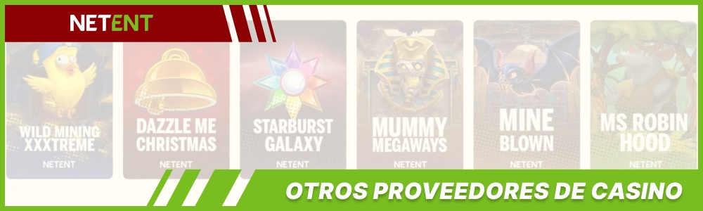 Alternativas al software de casino NetEnt