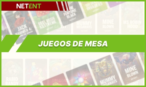 Juegos de mesa de NetEnt