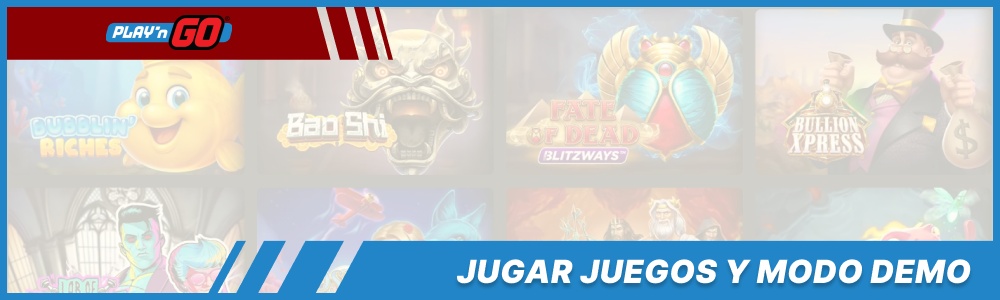 Play'n GO: Juega a los juegos y prueba el modo demo