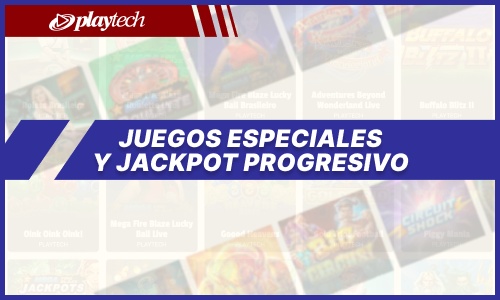 Juegos especiales y botes de Playtech
