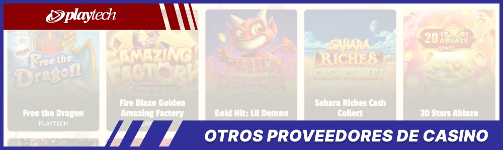 Alternativas al software de casino de Playtech