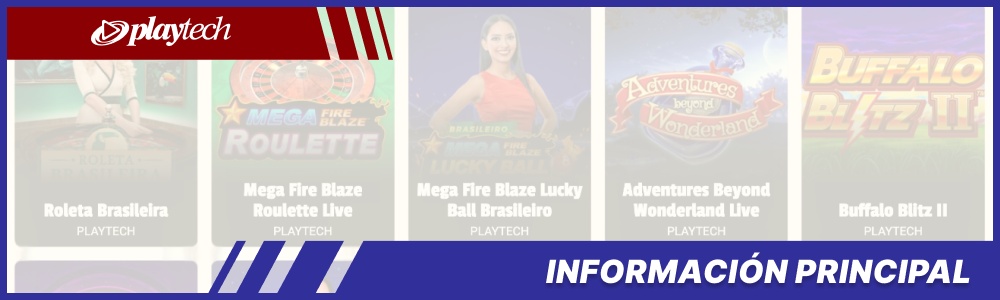 Información principal sobre Playtech
