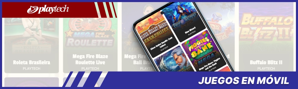 Juegos de Playtech para móvil