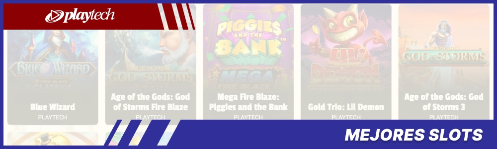 Playtech: las mejores tragaperras