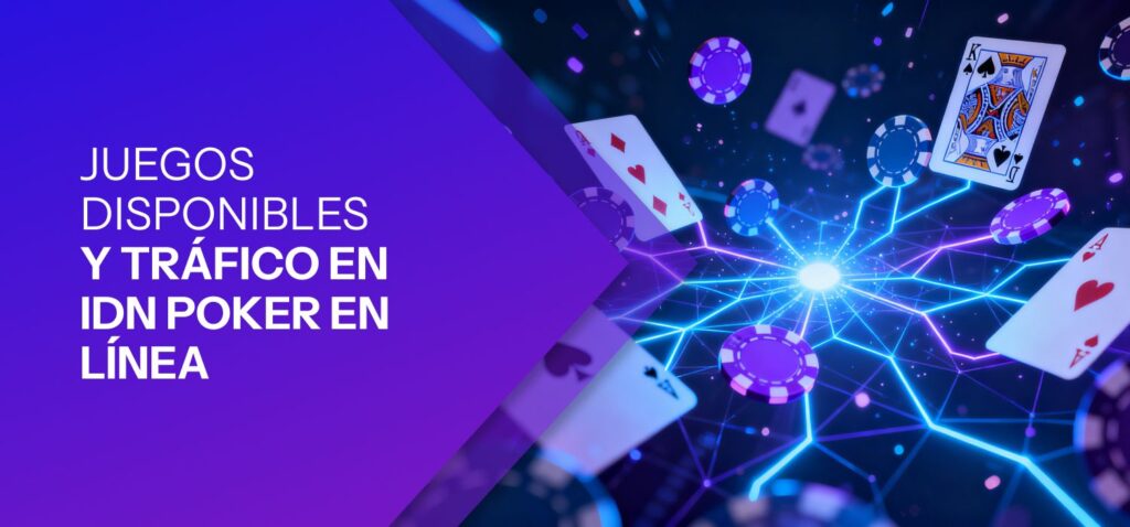 Juegos Disponibles y Tráfico en IDN Poker en Línea