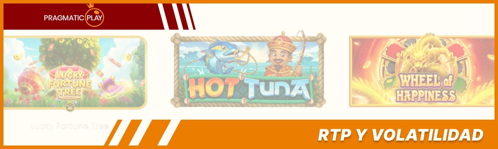 RTP y volatilidad de Pragmatic Play