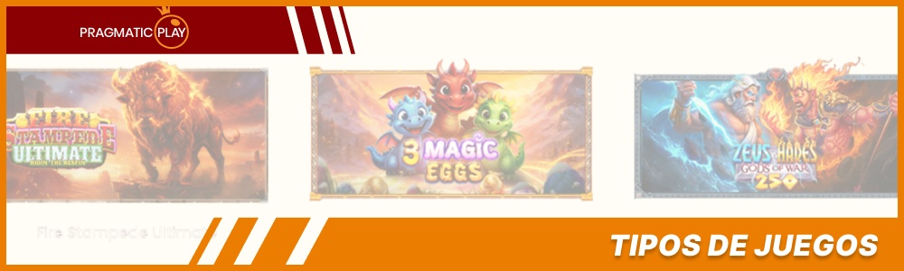 Pragmatic Play: tipos de juegos