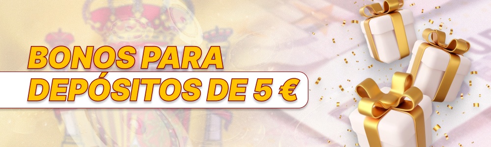 Ofertas por depósitos de 5 euros