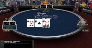 Mesa de poker de Americas Cardroom.