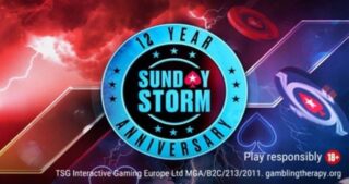PokerStars 12 year anniversary Sunday Storm.